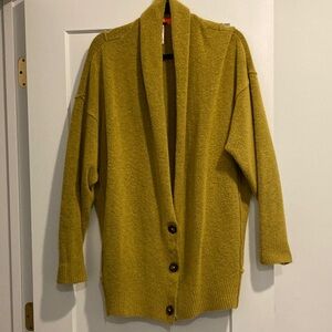 Free People Golden Cardigan Sweater